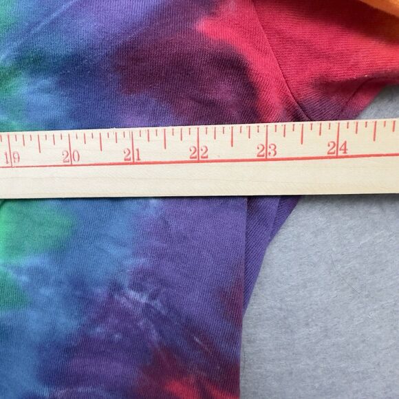 Happy 420 T Shirt Mens XL Tie Dye Cannabis Weed King Sturgis Colorful Port & Co - Picture 6 of 9